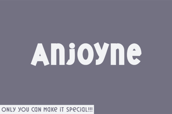 Anjoyne: Evaluating a Natural Handwritten Font for Authentic Design