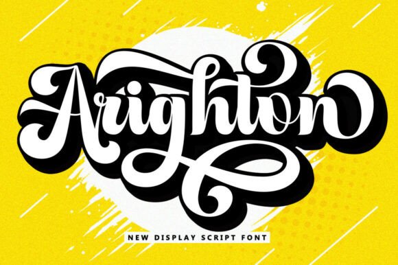 Arighton: Bringing Bold Retro Energy to Modern Design Projects