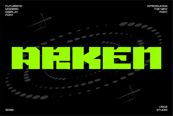 Arken Font: Futuristic Typography for Modern Design
