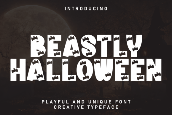 Beastly Halloween: A Charming and Playful Font for Your Creative Projects