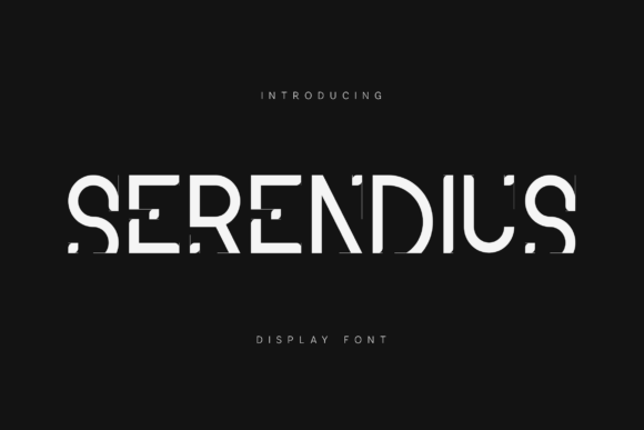 Break the Mold with Serendius: A Sophisticated Display Font for the Digital Avant-Garde