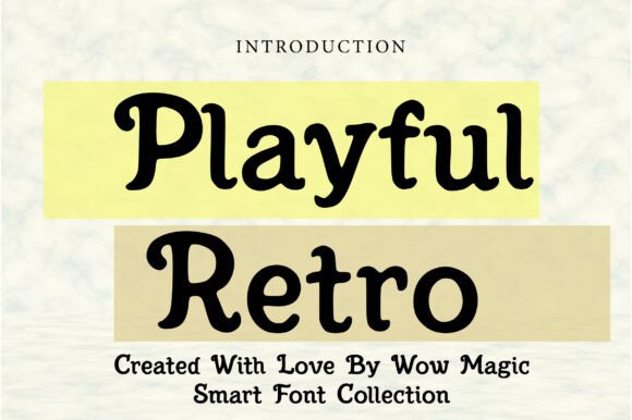 Charming Vintage Font: Playful Retro