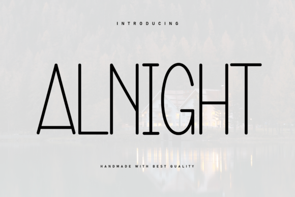 Discover the Charm of Alnight: A Beautiful Handwritten Font for Your Creative Projects