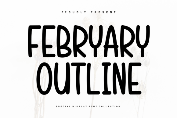 Discover the Elegance of Febryary Outline: A Handwritten Font with Heartfelt Perfection