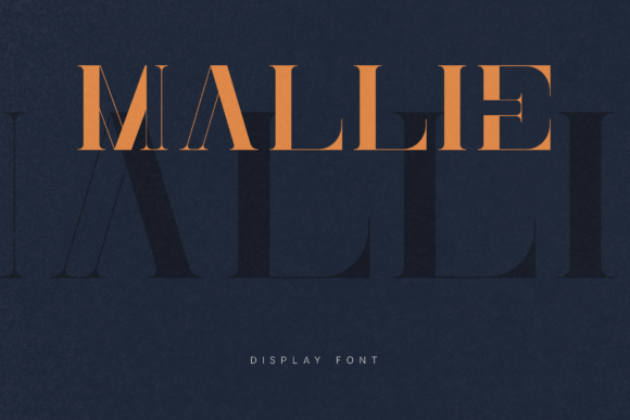 Discover the Elegance of Mallie: A Modern Serif Font