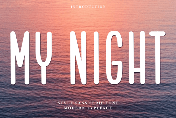 Discover the Elegance of My Night Font