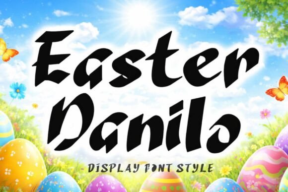Easter Danilo: Strategic Typography for Seasonal Branding and Creative Projects