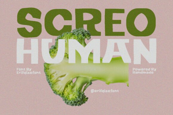 Enhancing Visual Communication with Screo Human: A Modern, Organic Display Font
