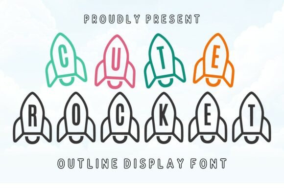 Explore the Playful Charm of Cute Rocket Font