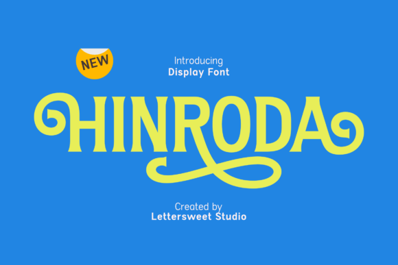Hinroda: Bold and Playful Font for Impact