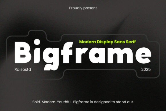 Make a Bold Statement with Bigframe Font