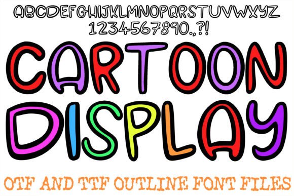 Make Your Designs Pop with the High-Energy Cartoon Display Font