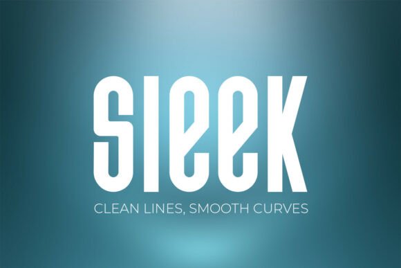 Sleek: A Modern, Condensed Display Font for Versatile Design