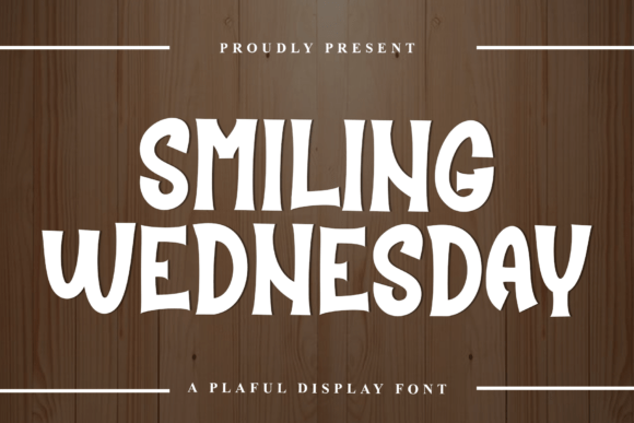 Smiling Wednesday: A Festive and Merry Typeface for Your Creative Projects