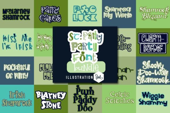 St. Patty Party: Celebrate with the Ultimate Font Bundle