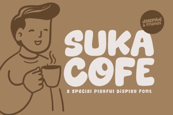 Suka Cofe: A Modern and Cute Display Font for Creative Projects