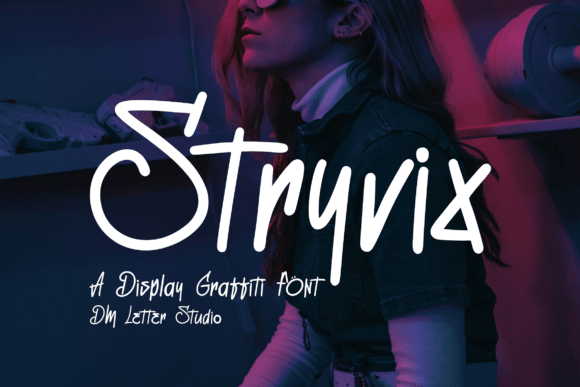 Unleashing Urban Energy with Stryvix: A Bold Graffiti Display Font